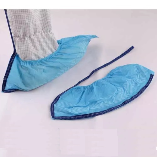 ESD shoe cover blue ribbon